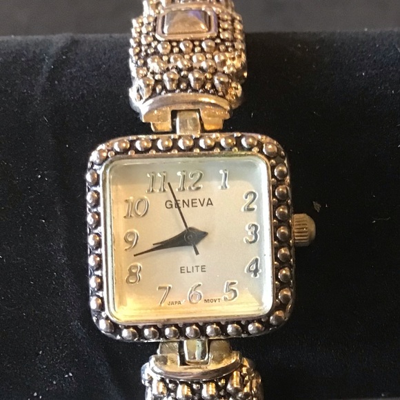 Woman’s Silver/Brown-Leather Watch - Picture 2 of 5